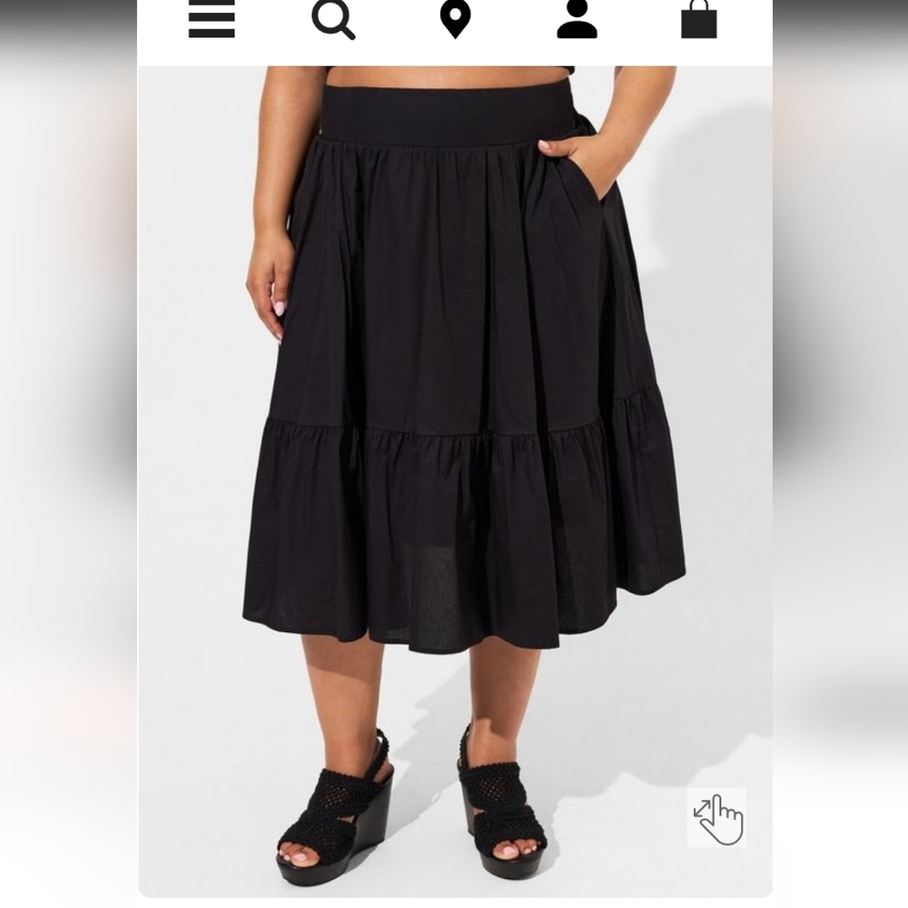 Midi Poplin Tier